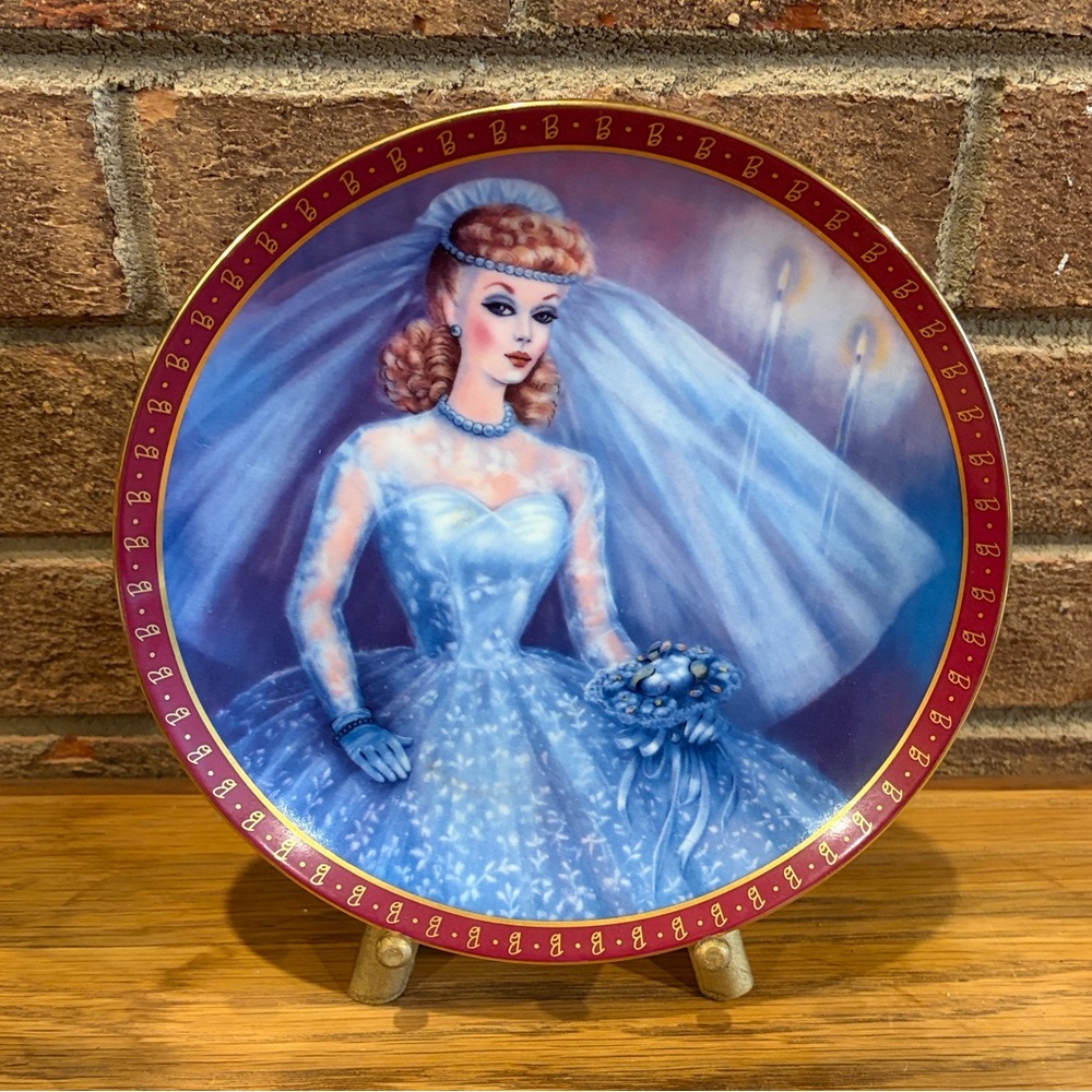 1959 Barbie Bride-To-Be Limited Edition Plate #3013